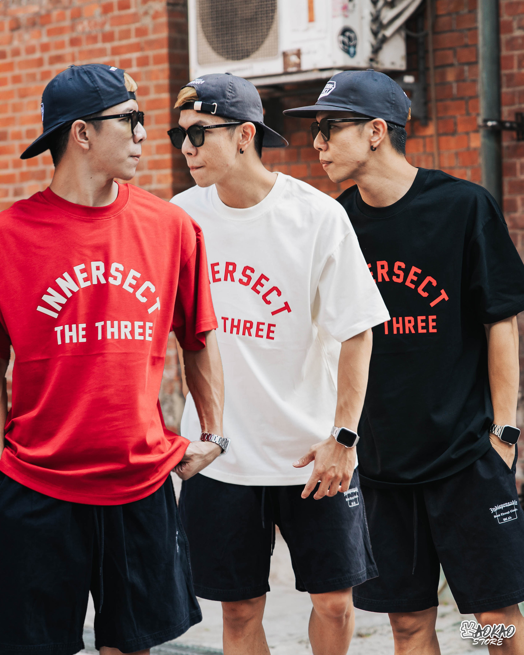 INNERSECT 台北限定『林北超INN』拱型字體 背後三點 THE THREE