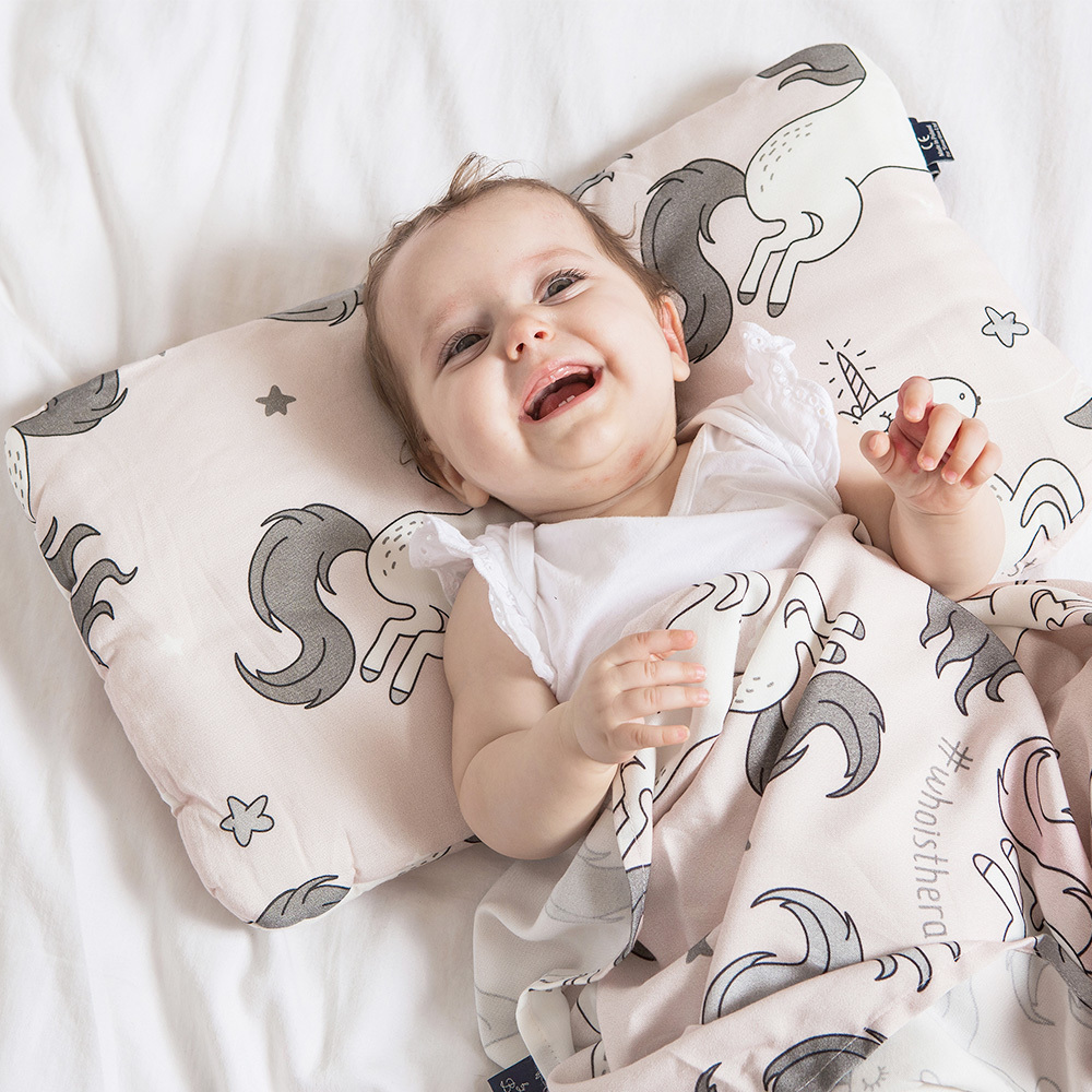 降溫抗菌舒眠組｜La Millou波蘭 抗菌竹纖涼感被(110x140cm)+小童方枕｜多款可選