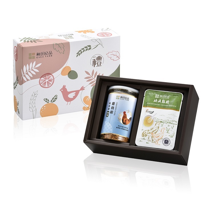花蓮格雅雞 純滴雞精+雞肉鬆-禮盒