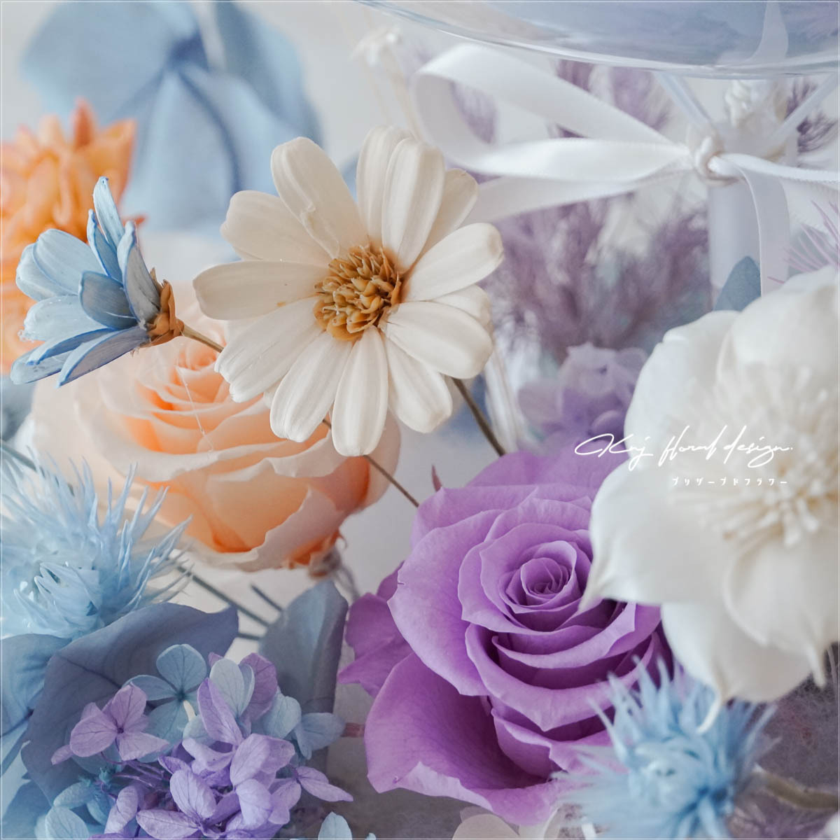 莫內花園．熱氣球永生花禮