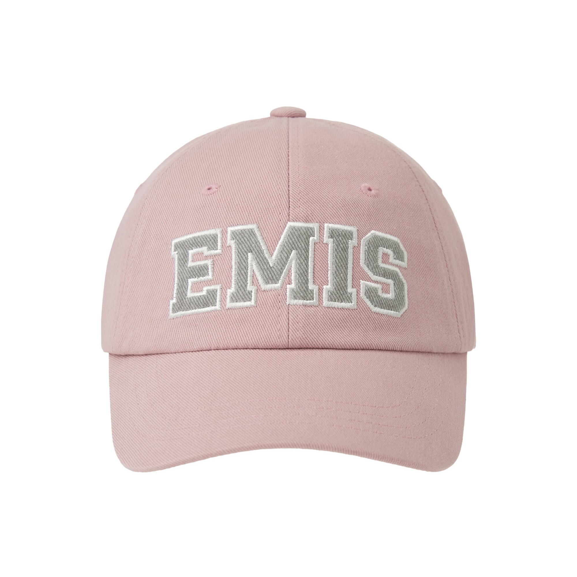 EMIS] TWILL CAPITAL LOGO BALL CAP - PINK (帽子)