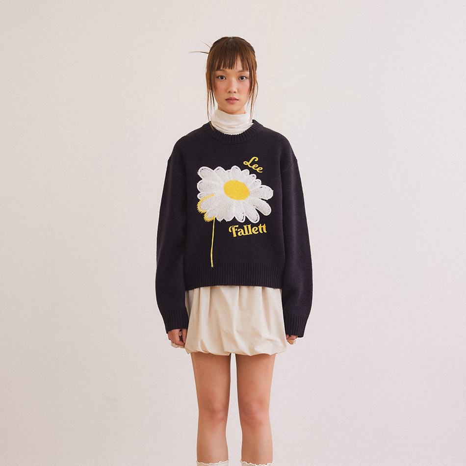 <韓國代購> FALLETT X LEE SUN FLOWER KNIT