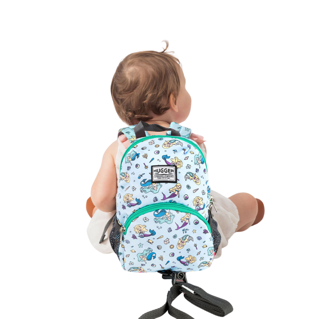 Toddler Backpack With Safety Leash , Mermaid