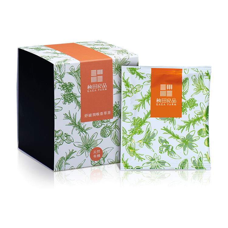 有機舒緩潤喉香草茶-特惠3盒組
