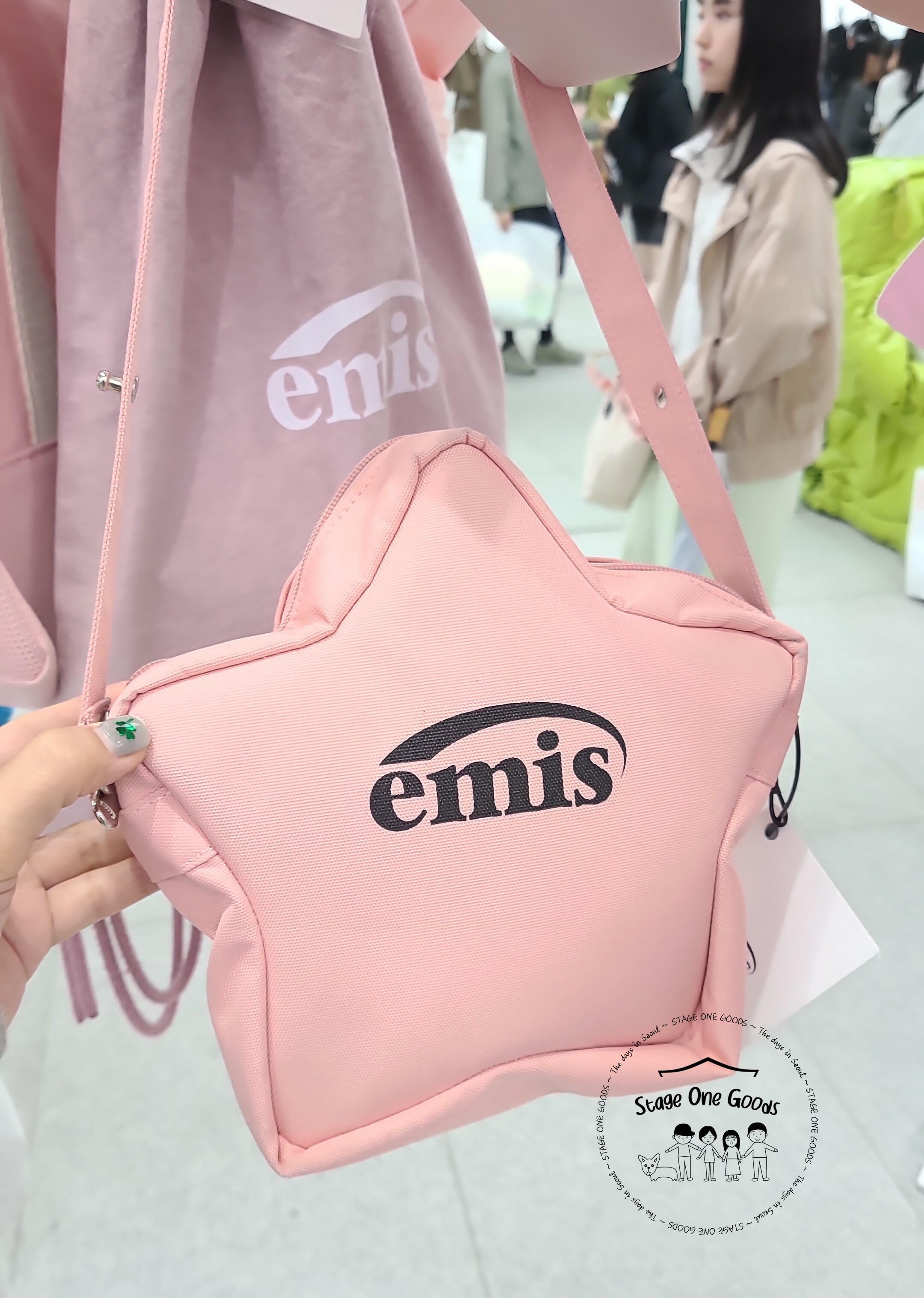 【emis】韓国人気★ STAR BAG STAR BAG-BLACK - EMIS