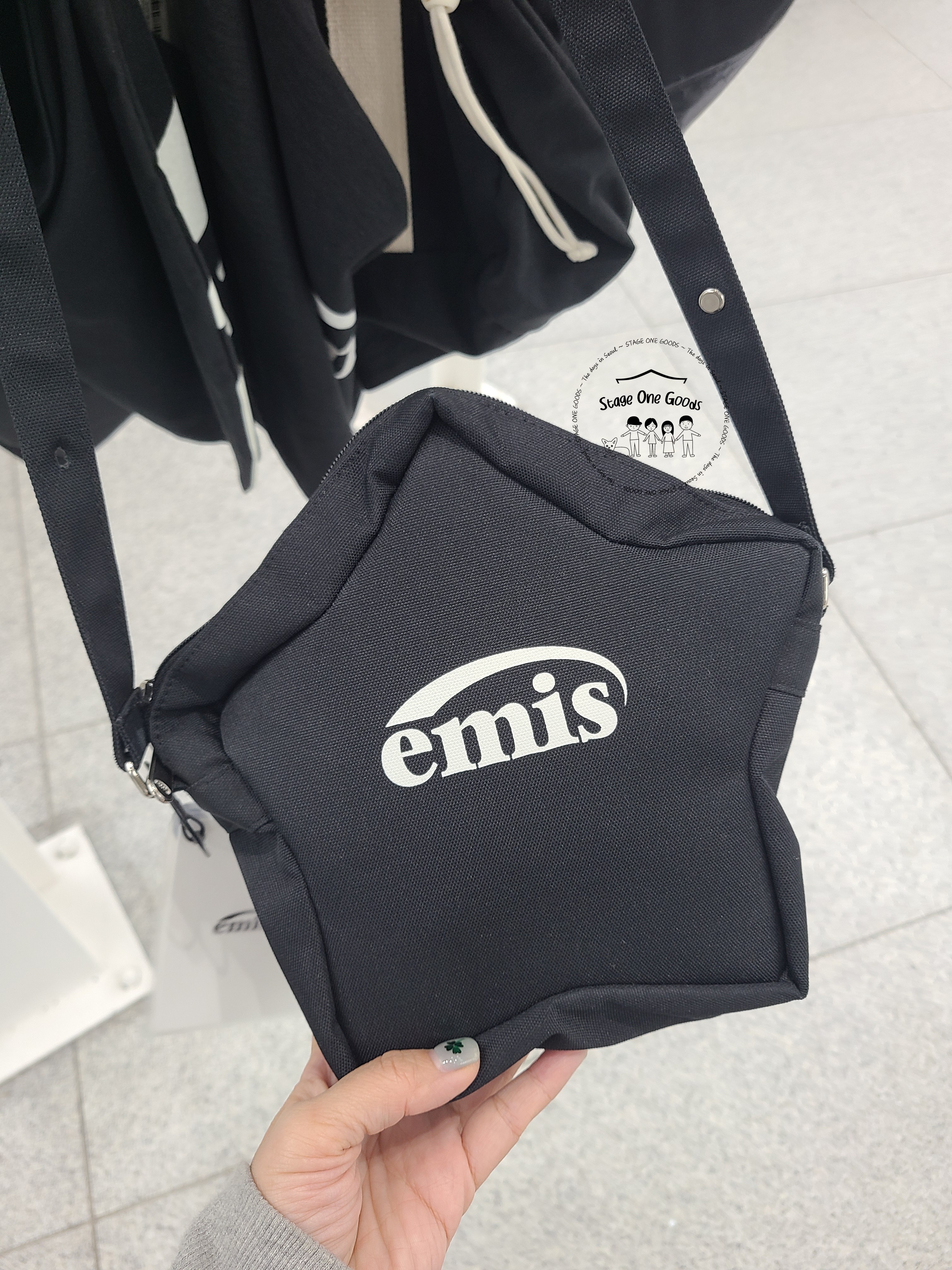 【emis】韓国人気★ STAR BAG STAR BAG-BEIGE - EMIS
