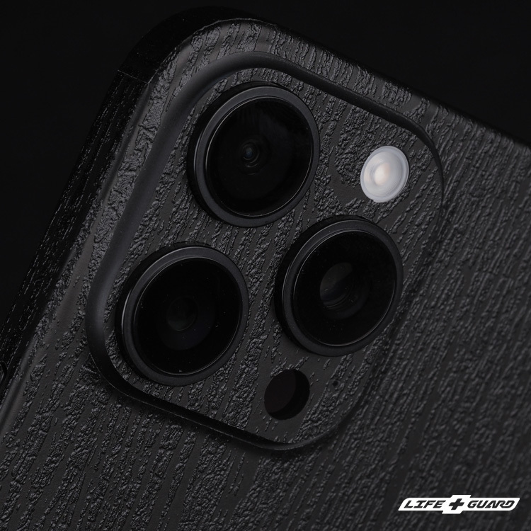 LIFE+GUARD 木紋貼膜質感特寫，LIFE+GUARD 設計風格