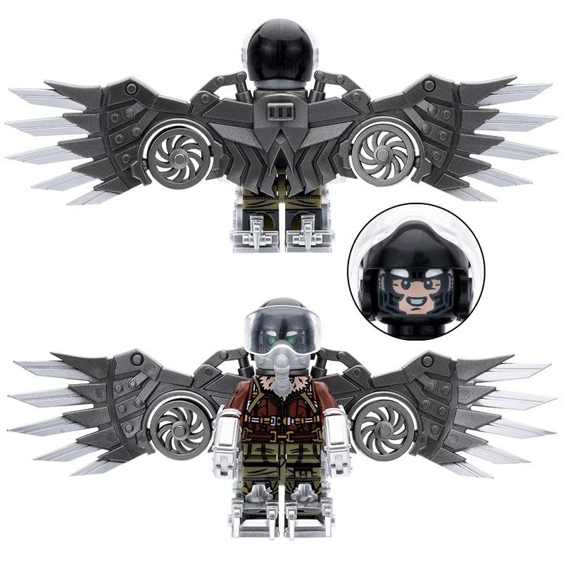 Vulture Custom Marvel Super Heroes Minifigs Minifigures Fit Lego DT01