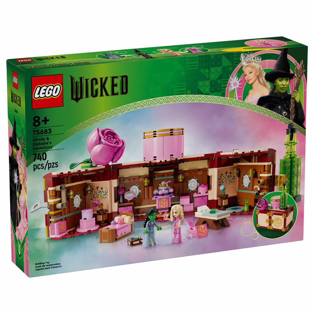 LEGO 75683 樂高積木 75683 Wicked: Part One 魔法壞女巫 - 葛琳達和艾爾法巴的宿舍