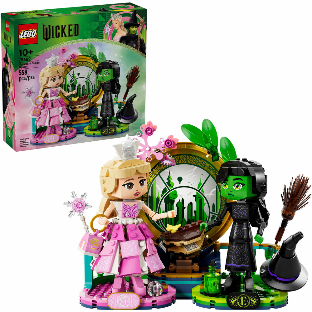 LEGO 75682 樂高積木 75682 Wicked: Part One 魔法壞女巫 - 艾爾法巴和葛琳達玩偶