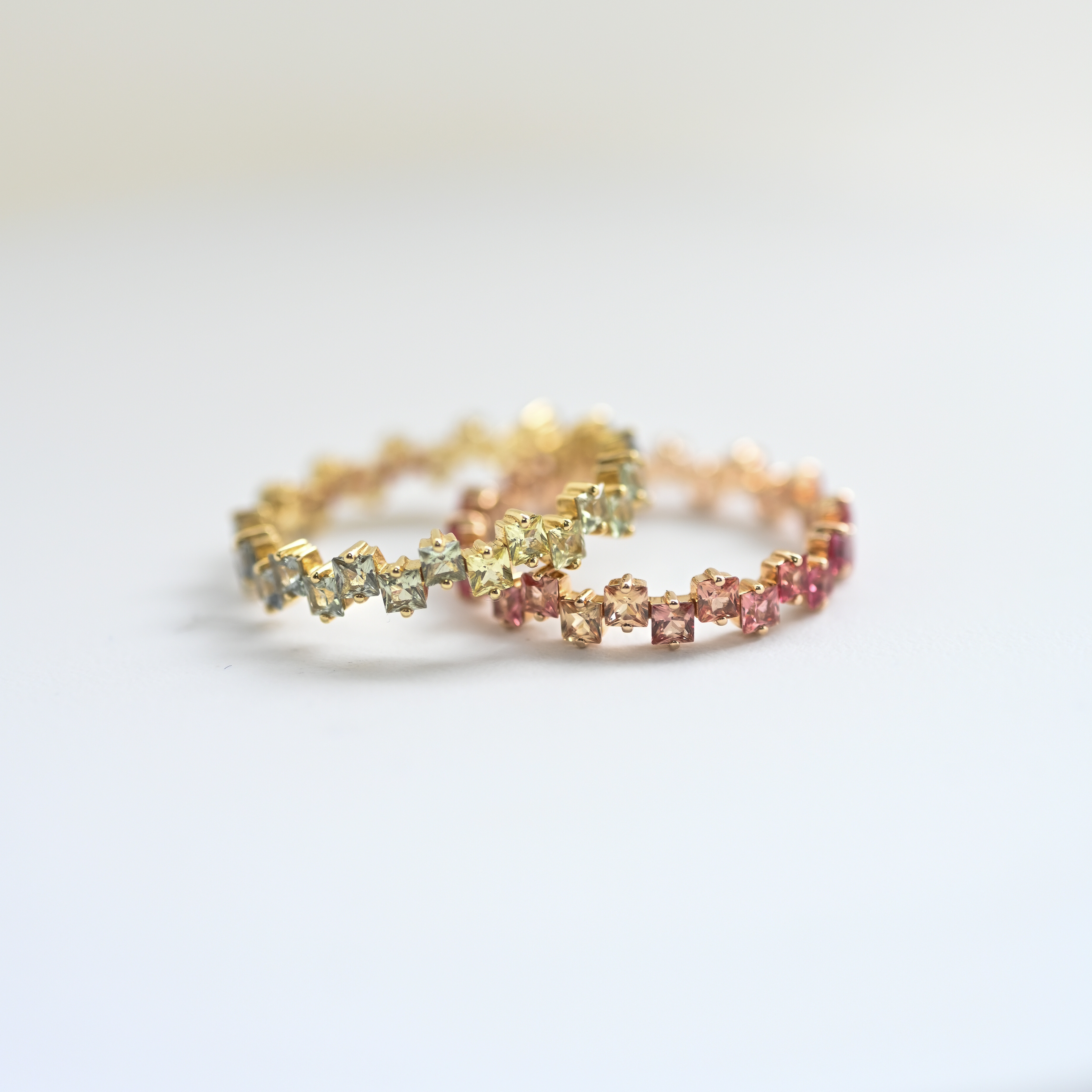 18K Arcobaleno Full Eternity Ring