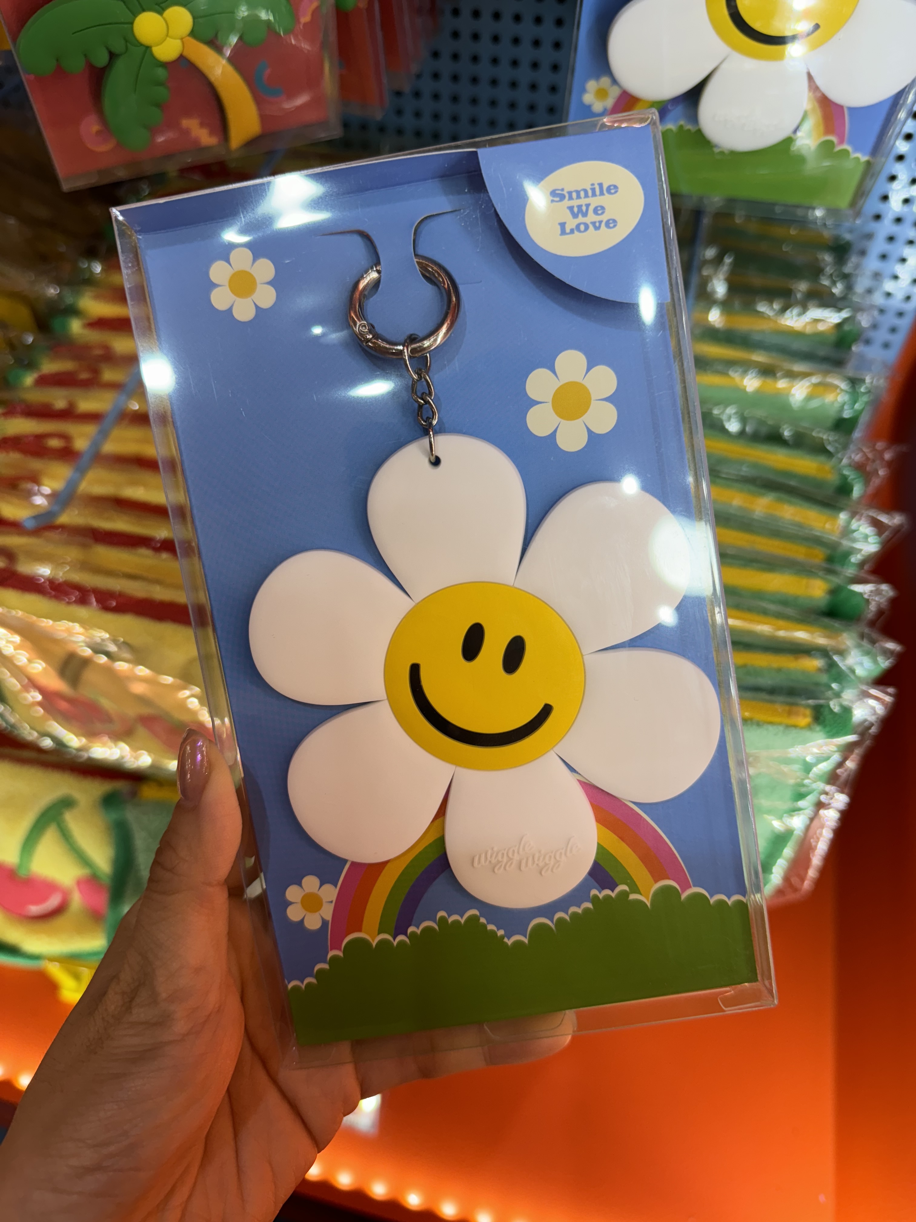 T8 Wiggle 花花鎖匙扣