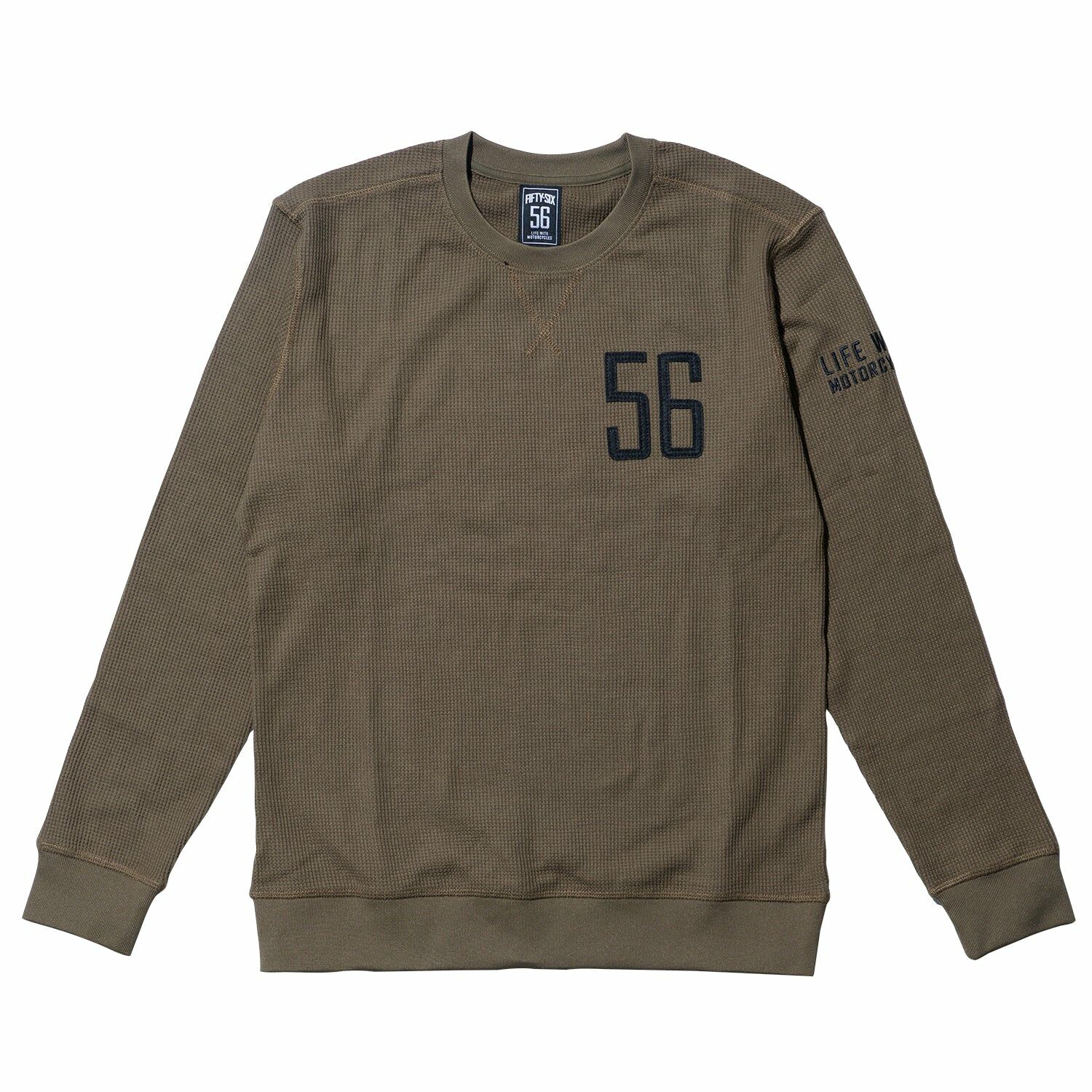 56DESIGN FIFTY-SIX THERMAL 刺繡logo針織線衫