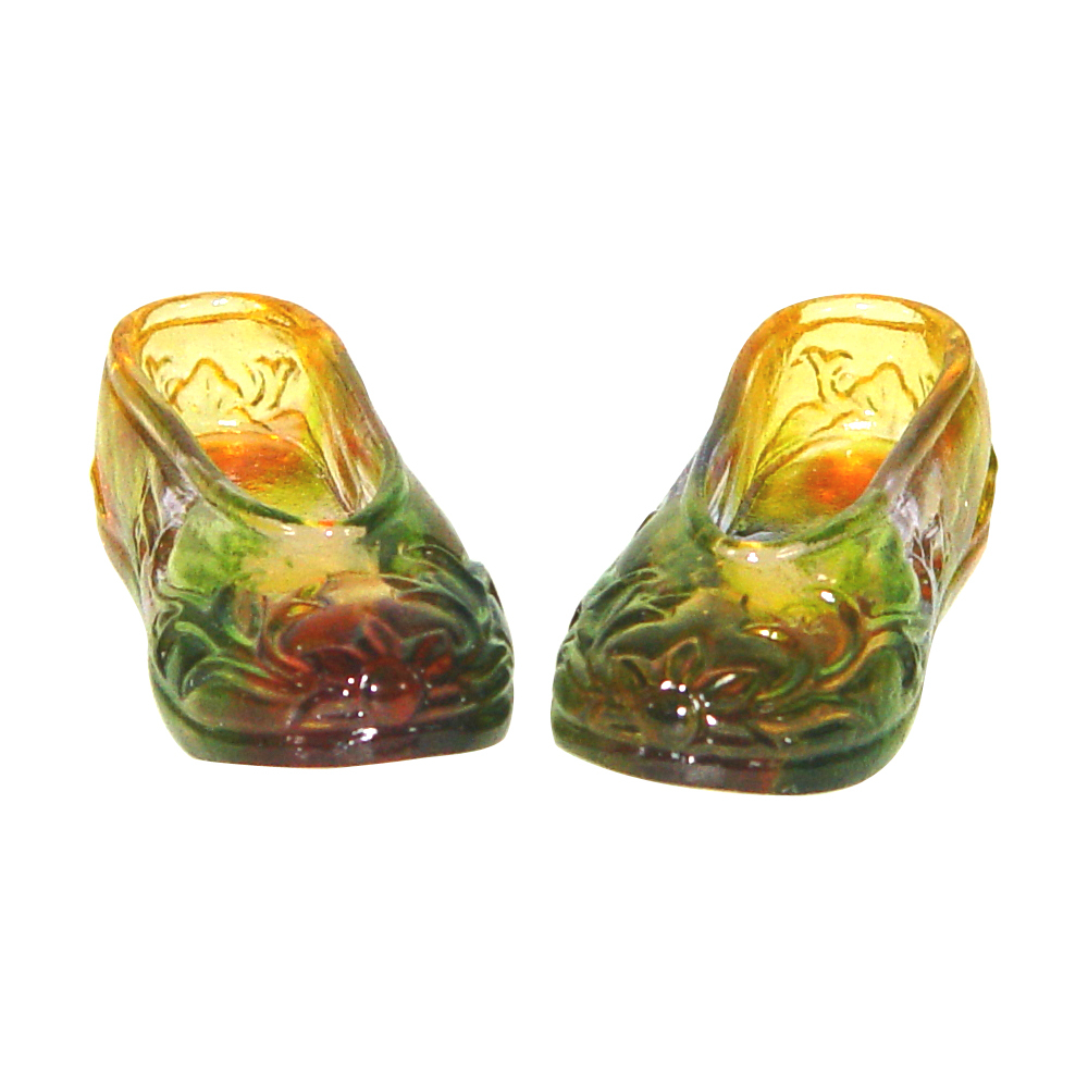 居家開運琉璃擺飾推薦｜繡花鞋造型招財送禮首選