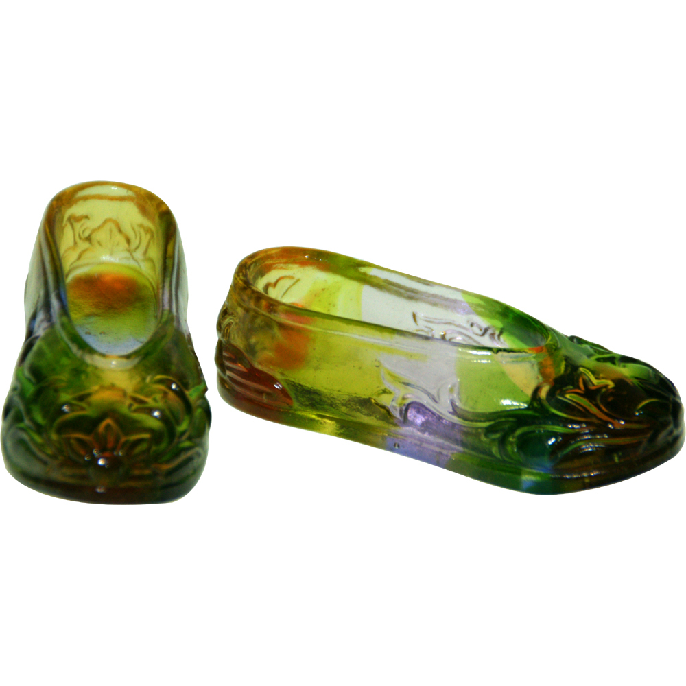 居家開運琉璃擺飾推薦｜繡花鞋造型招財送禮首選