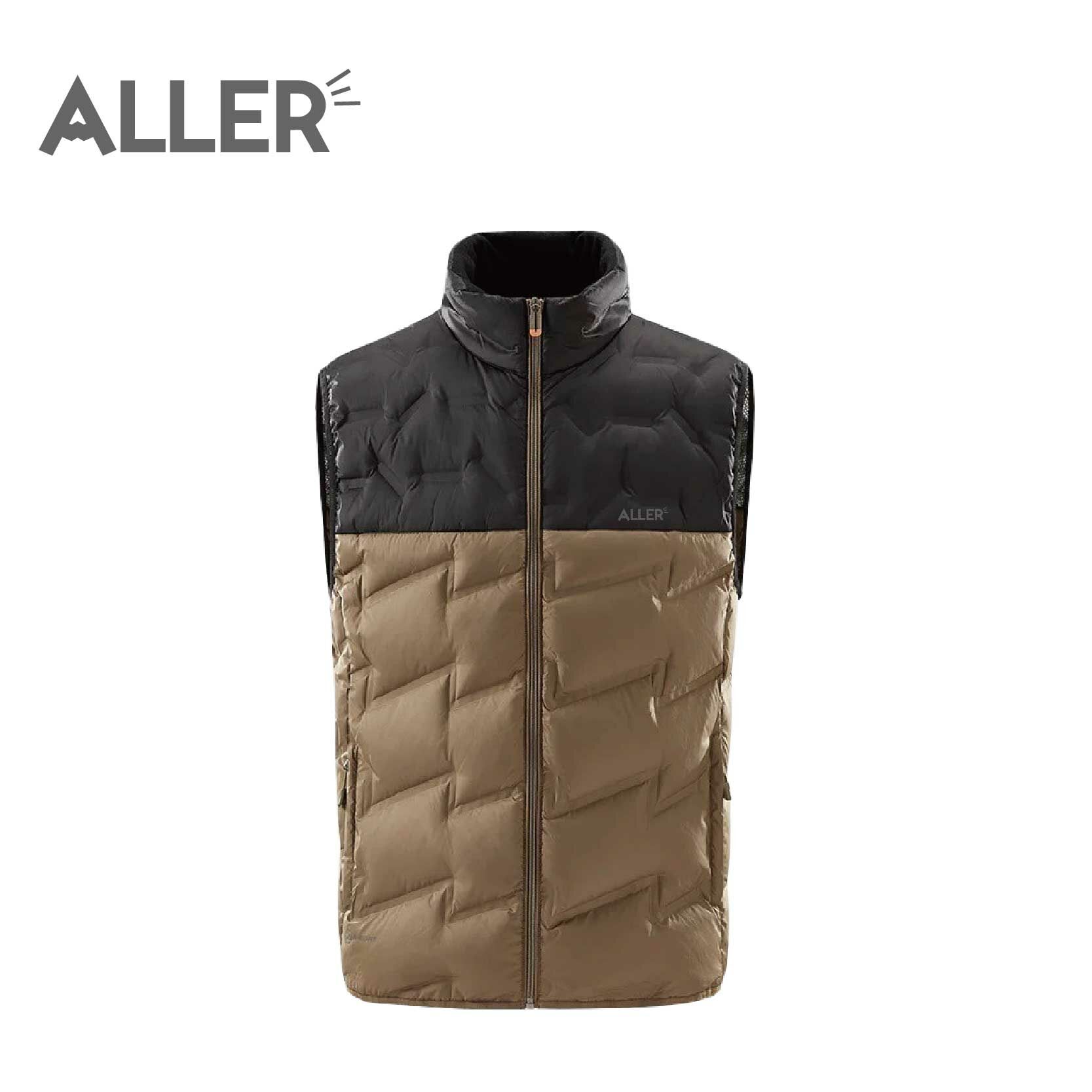 ALLER 蓄熱羽絨背心 男款 (4色) 羽絨/防風/柔軟/輕量保暖/戶外休閒 00AL79897
