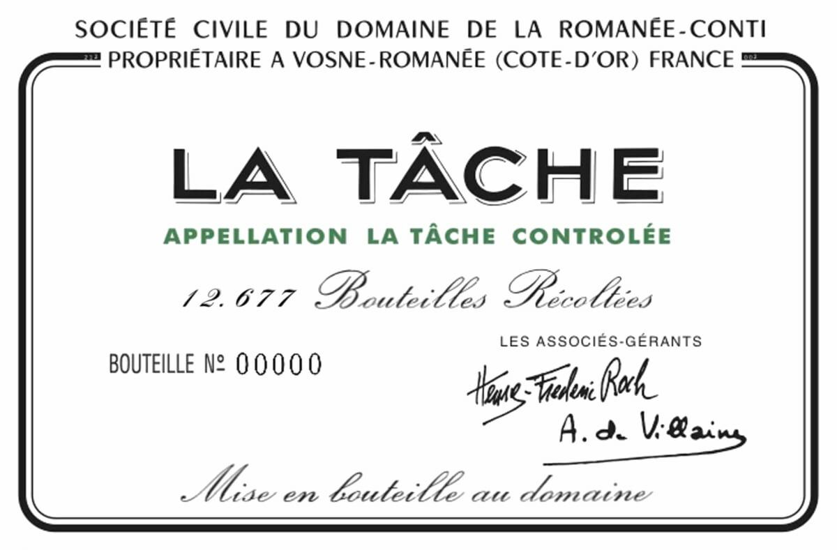 Domaine de la Romanee Conti La Tache Grand Cru 2020 (BH99)
