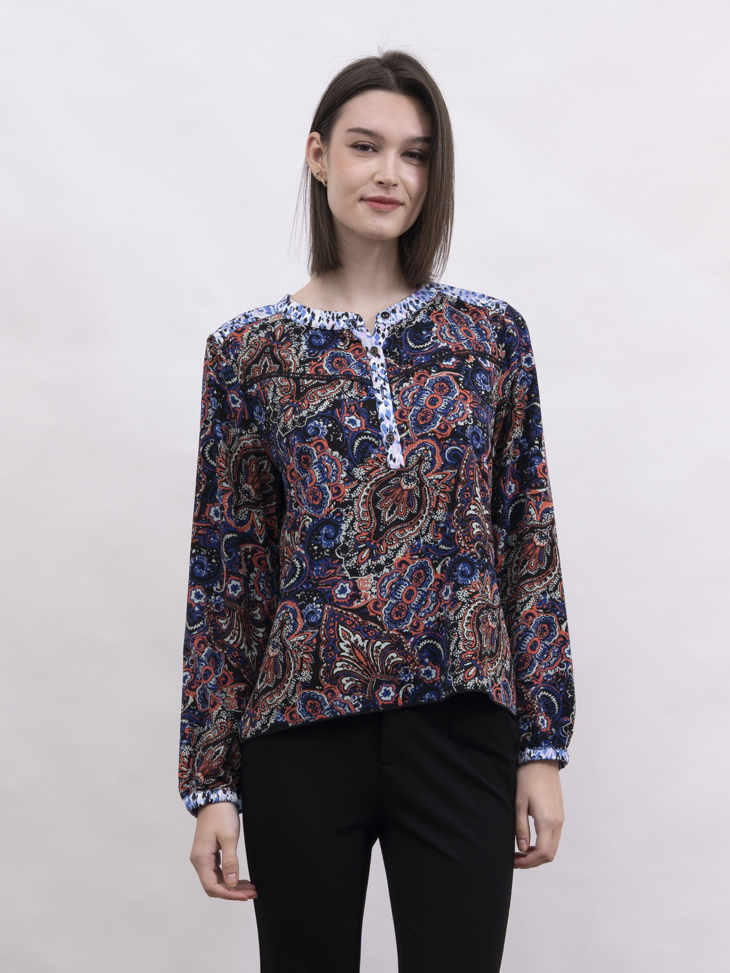 mi-tu 印花圓領上衣