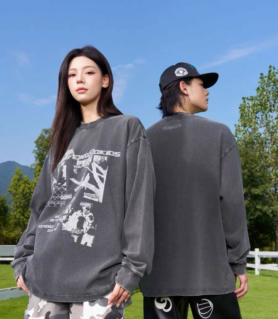 AFGK 數位直噴水洗 長袖T A FEW GOOD KIDS