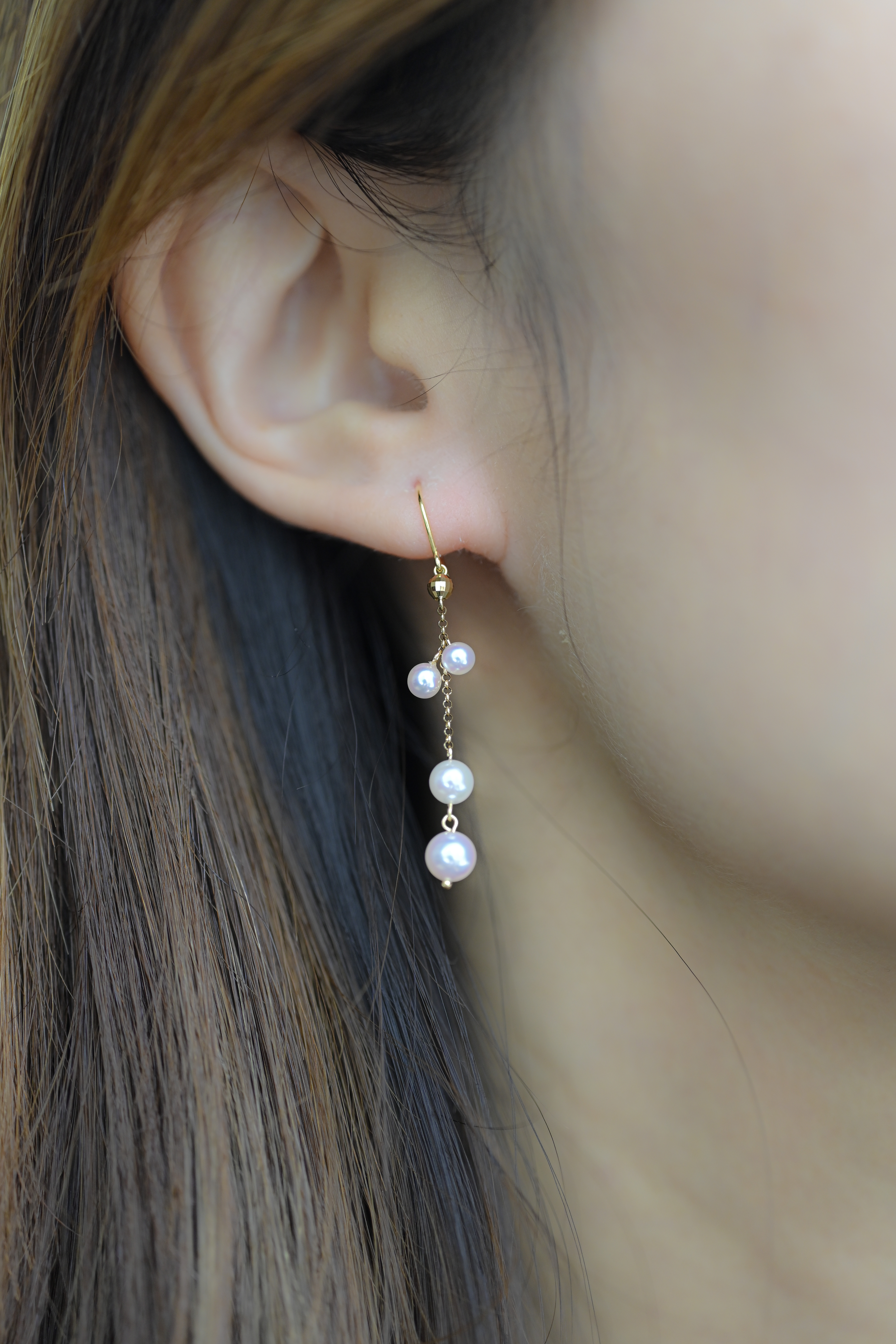 18K Akoya Pearl Earring