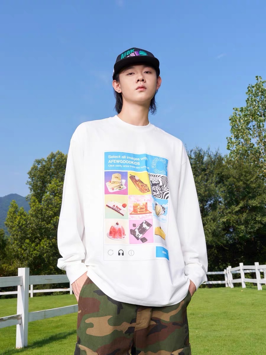 AFGK 素食與慢生活系列水洗 長袖T A FEW GOOD KIDS