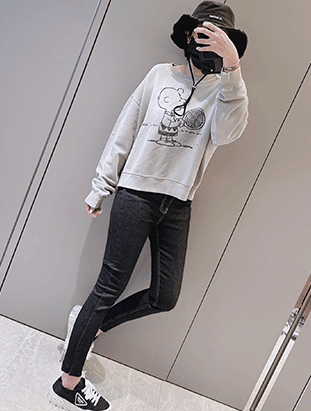 春夏新款/雙釦貼腿褲