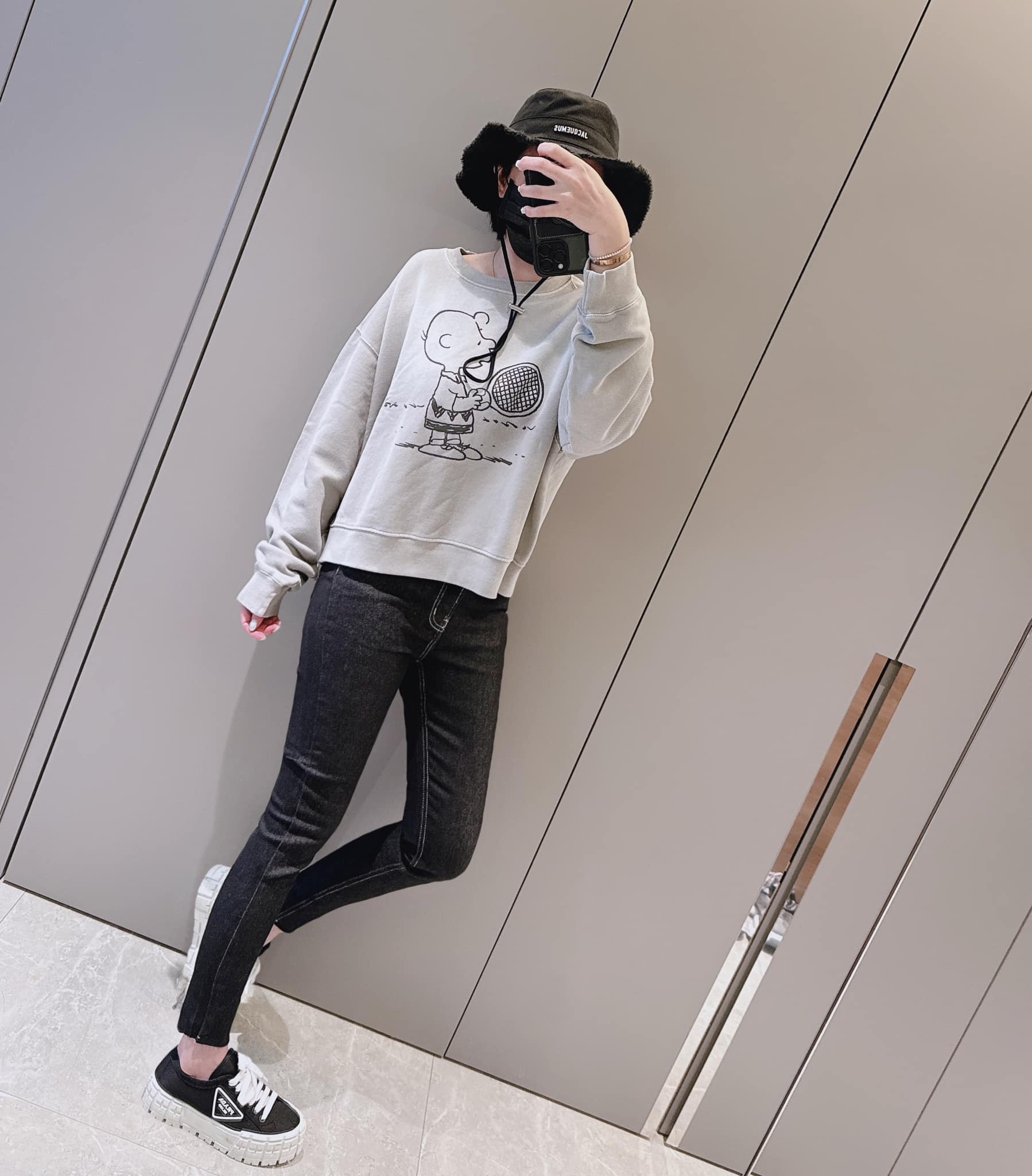 春夏新款/雙釦貼腿褲