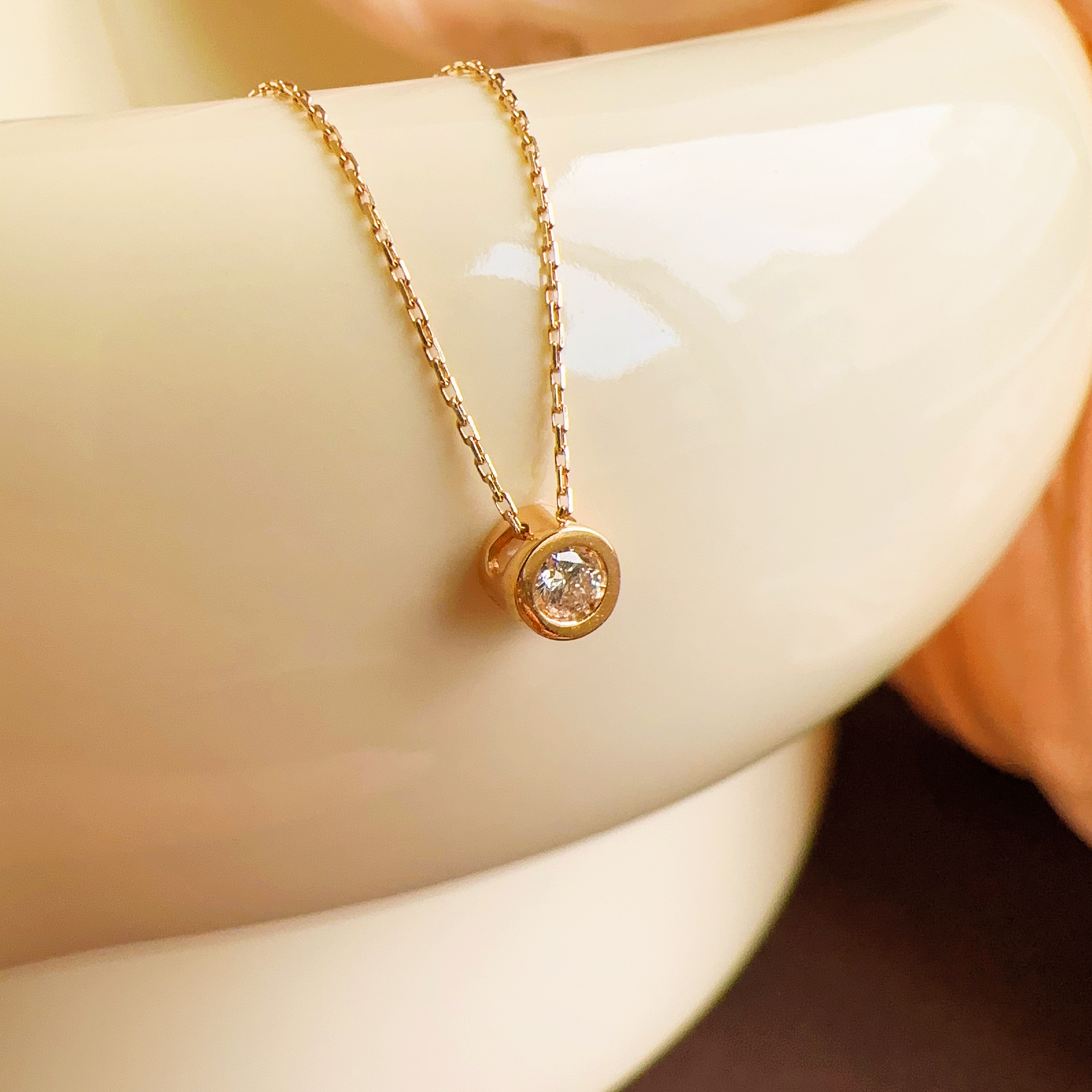 素雅單鑽項鍊