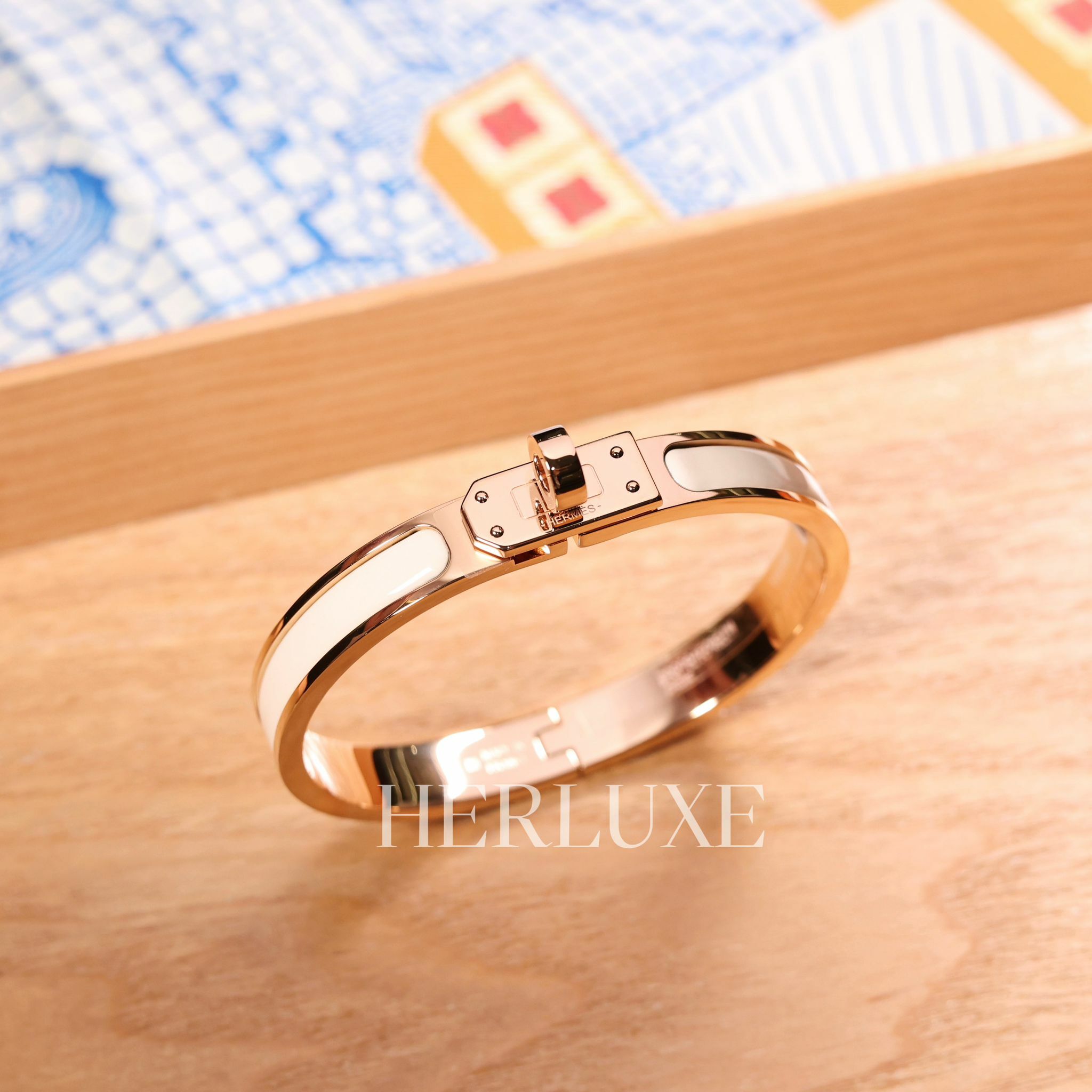 Mini clic kelly bracelet pm 85 creme CD