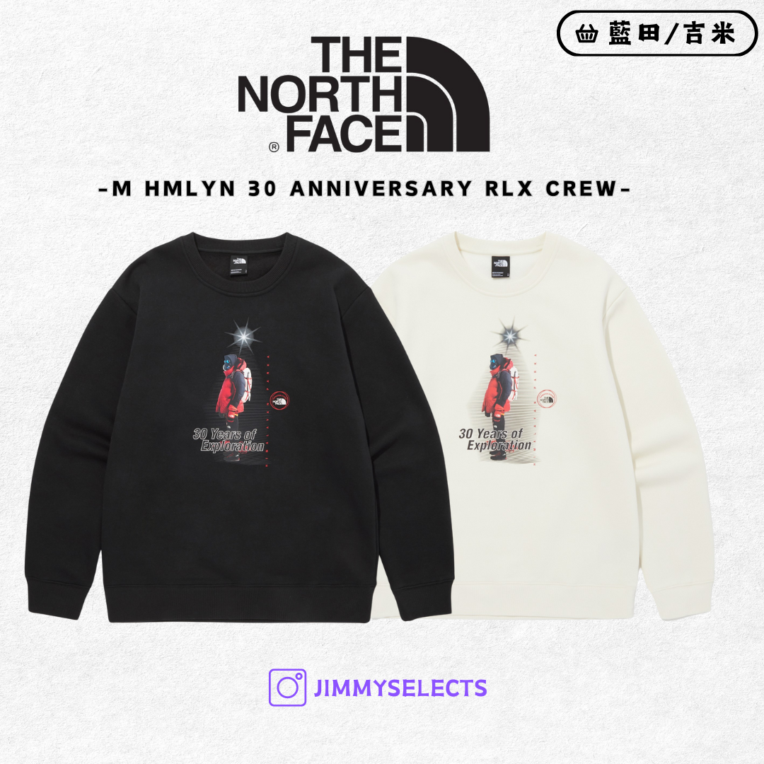 【代購】THE NORTH FACE 北臉 男 HMLYN RLX CREW 30週年 衛衣 長袖 NM5MQ56