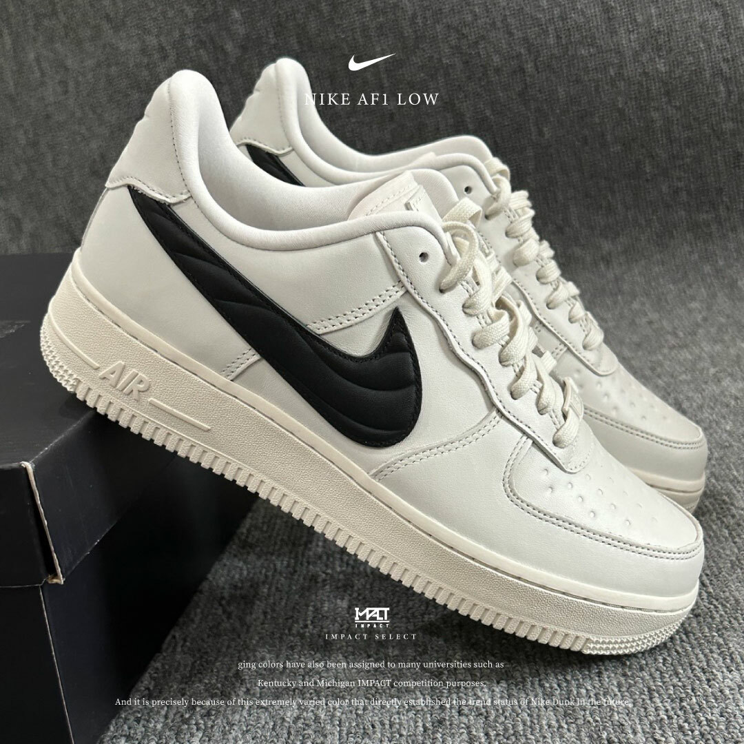 Nike AF1 Low 水波紋黑勾 大勾 FV1182-001