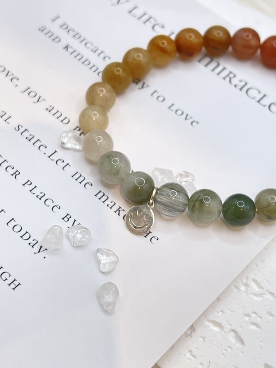 C008-彩兔毛手鍊6mm【預購】