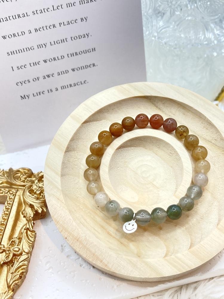 C008-彩兔毛手鍊6mm【預購】