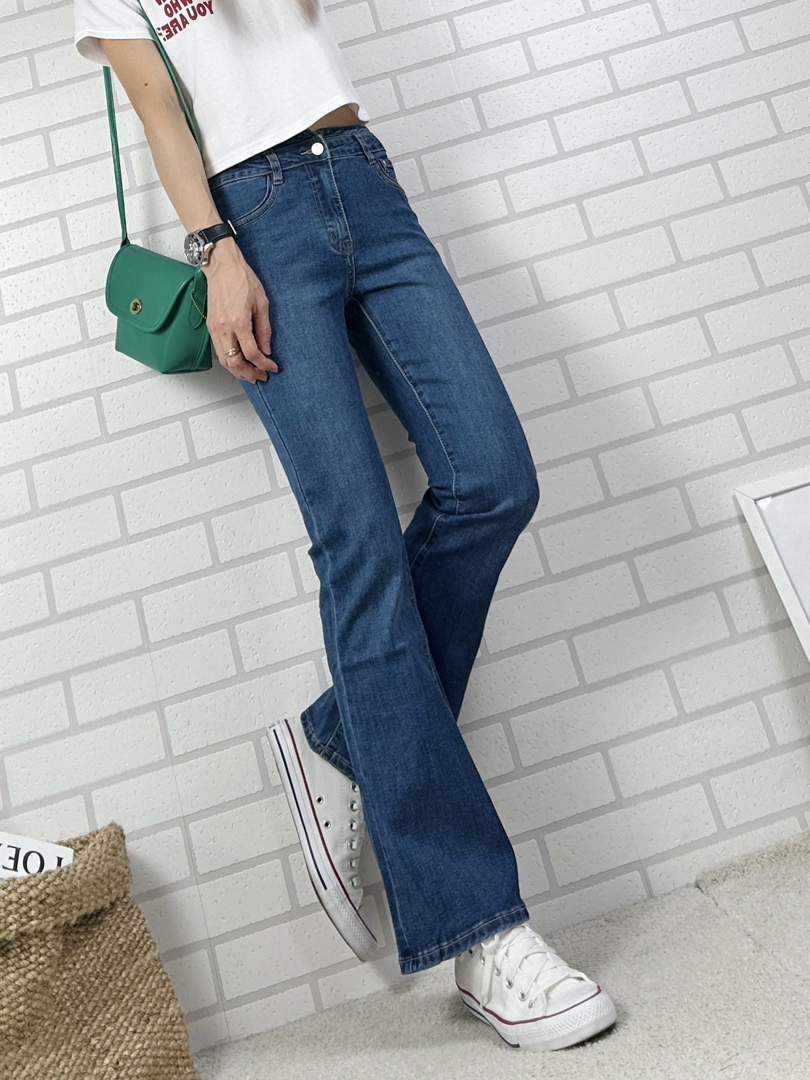 許個逆天長腿喇叭褲