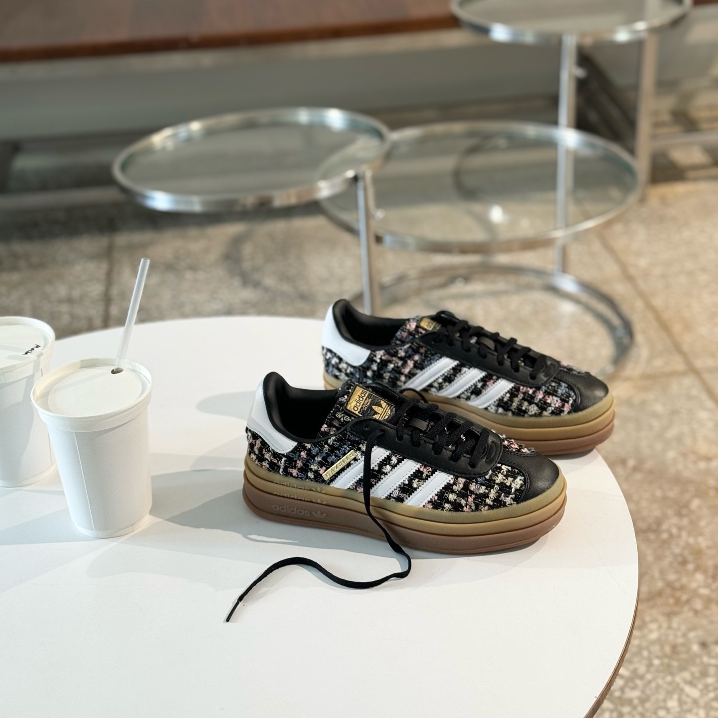 Adidas Originals Gazelle Bold 黑色 小香風 厚底 增高 JP5672