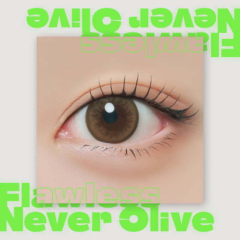 [日拋] Qrsessed 1 Day Flawless Series Never Olive｜日拋彩妝隱形眼鏡｜每盒10片