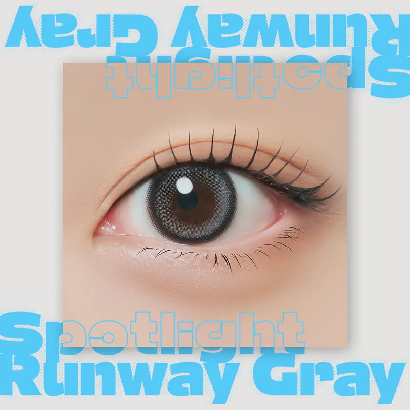 [日拋] Qrsessed 1 Day Spotlight  Series Runway Gray｜日拋彩妝隱形眼鏡｜每盒10片