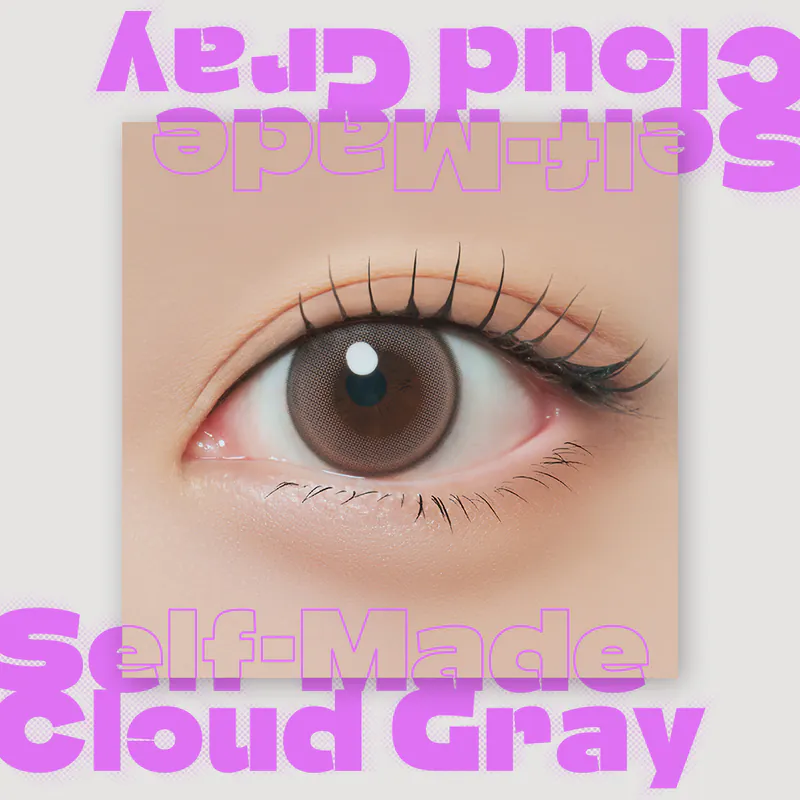 [日拋] Qrsessed 1 Day Self-made Series Cloud Gray｜日拋彩妝隱形眼鏡｜每盒10片