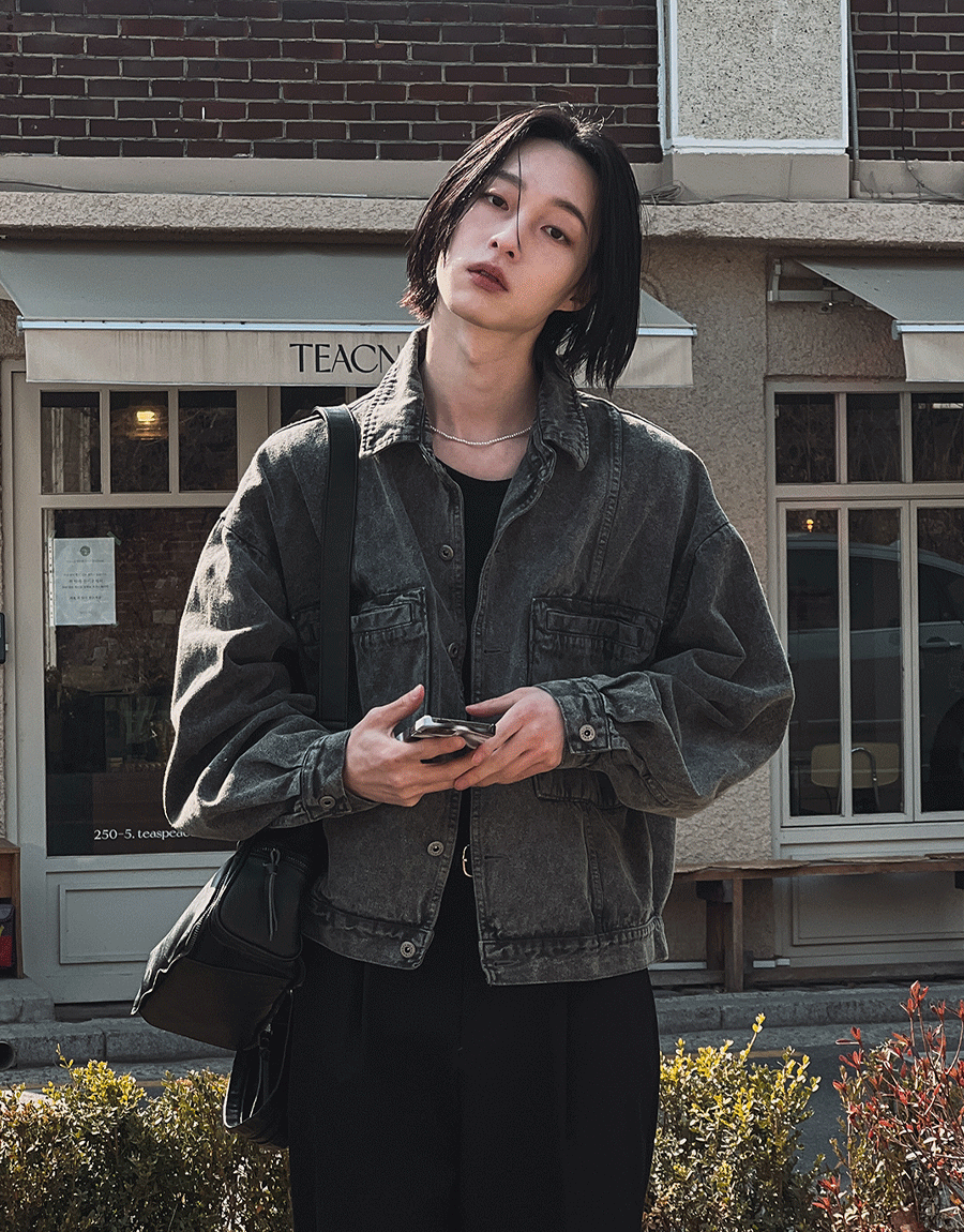 Casion牛仔水洗夾克外套