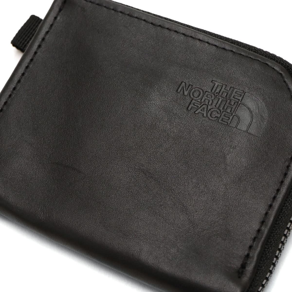 日本 TNF 皮革零錢包