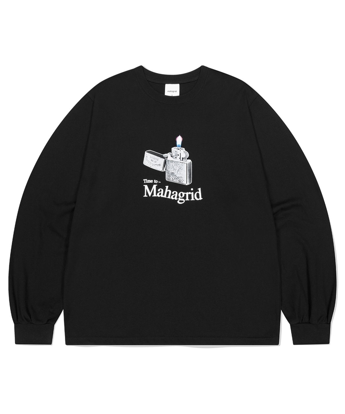 mahagrid - IT’S TIME TO LS TEE (BLACK)