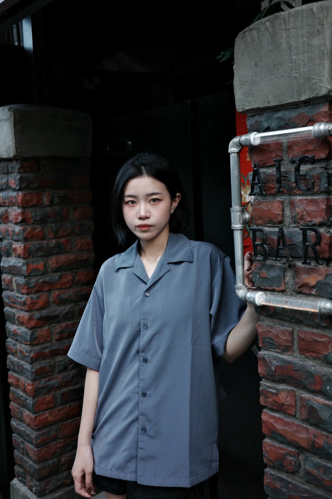 【一件免運】United Athle 輕膚絲滑開襟襯衫 罩衫 UA1785｜3178501