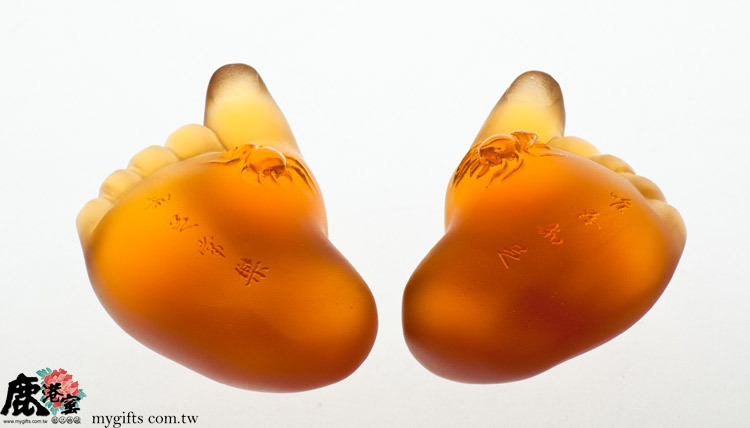 鹿港窯禮品館│居家開運琉璃小擺飾 知足常樂