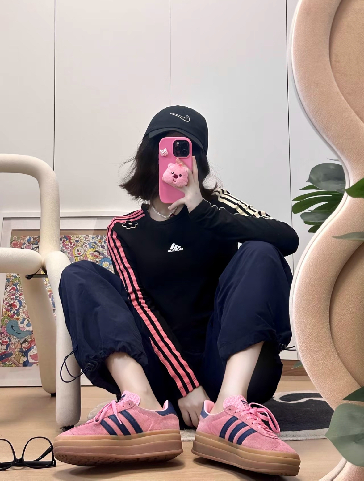 【APAIR】ADIDAS ORIGINALS GAZELLE BOLD 粉色厚底 H06122