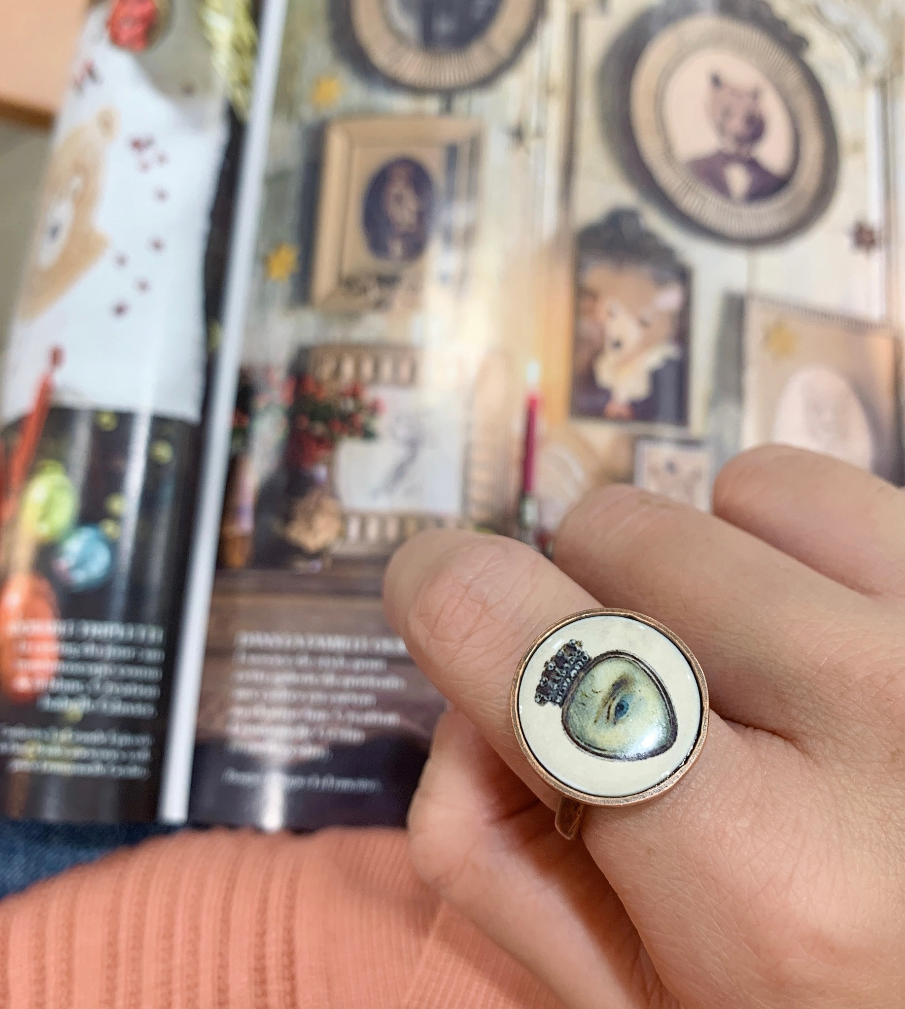 JocabiLab 白色眼睛介指 J335W