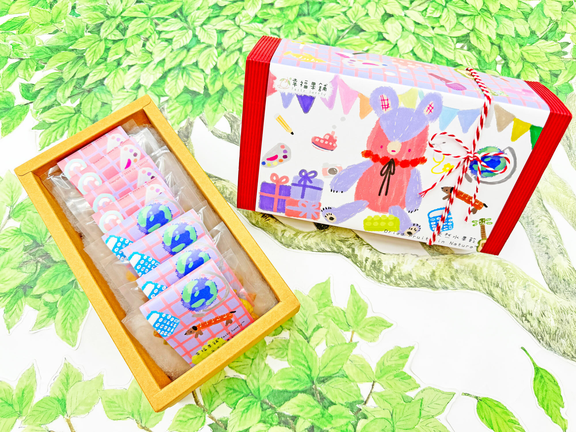 抓週熊水果乾小禮盒8入