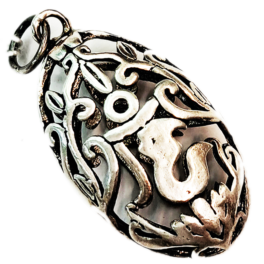 嗡{925銀}簍空墜飾【十方】141504