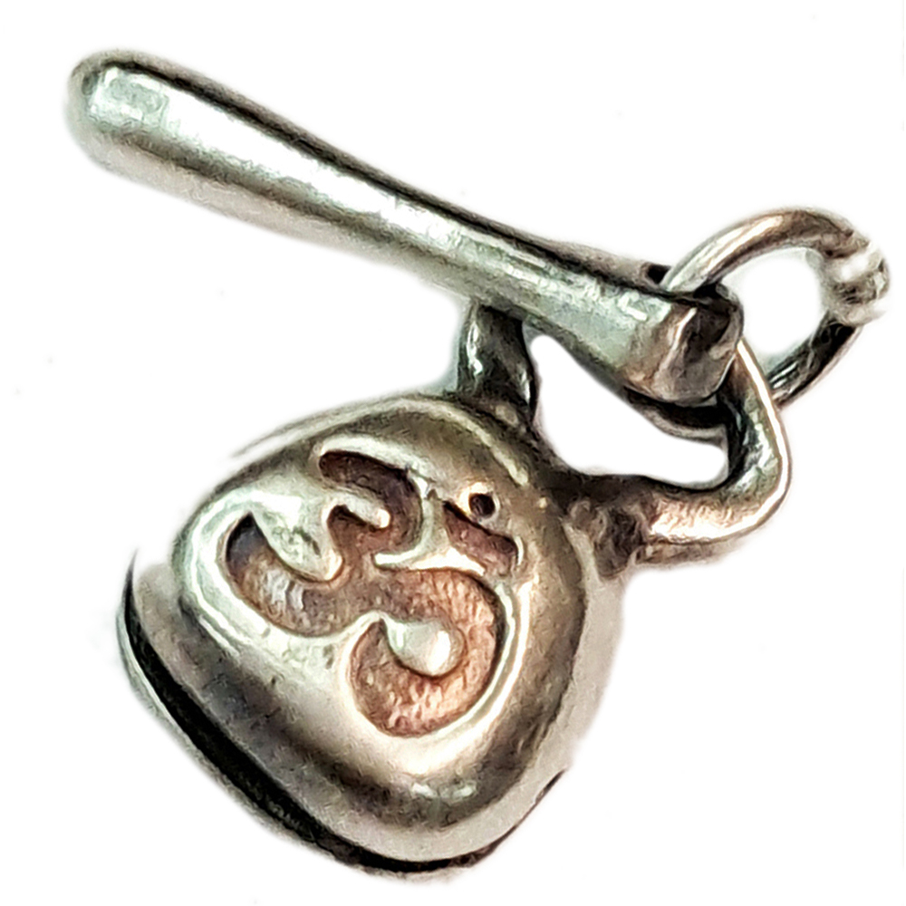 精進木魚(925純銀)黑繩項鍊【十方】141511