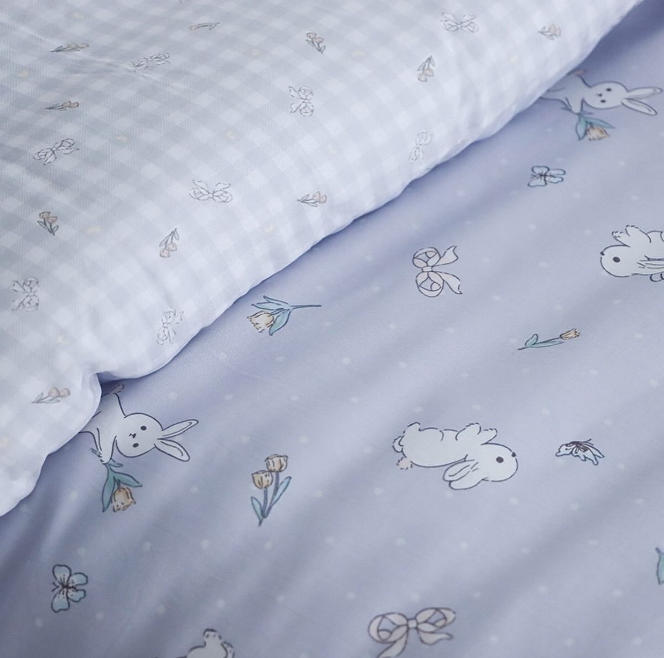 T8AA05 兔仔四季厚被100%天絲*單人款