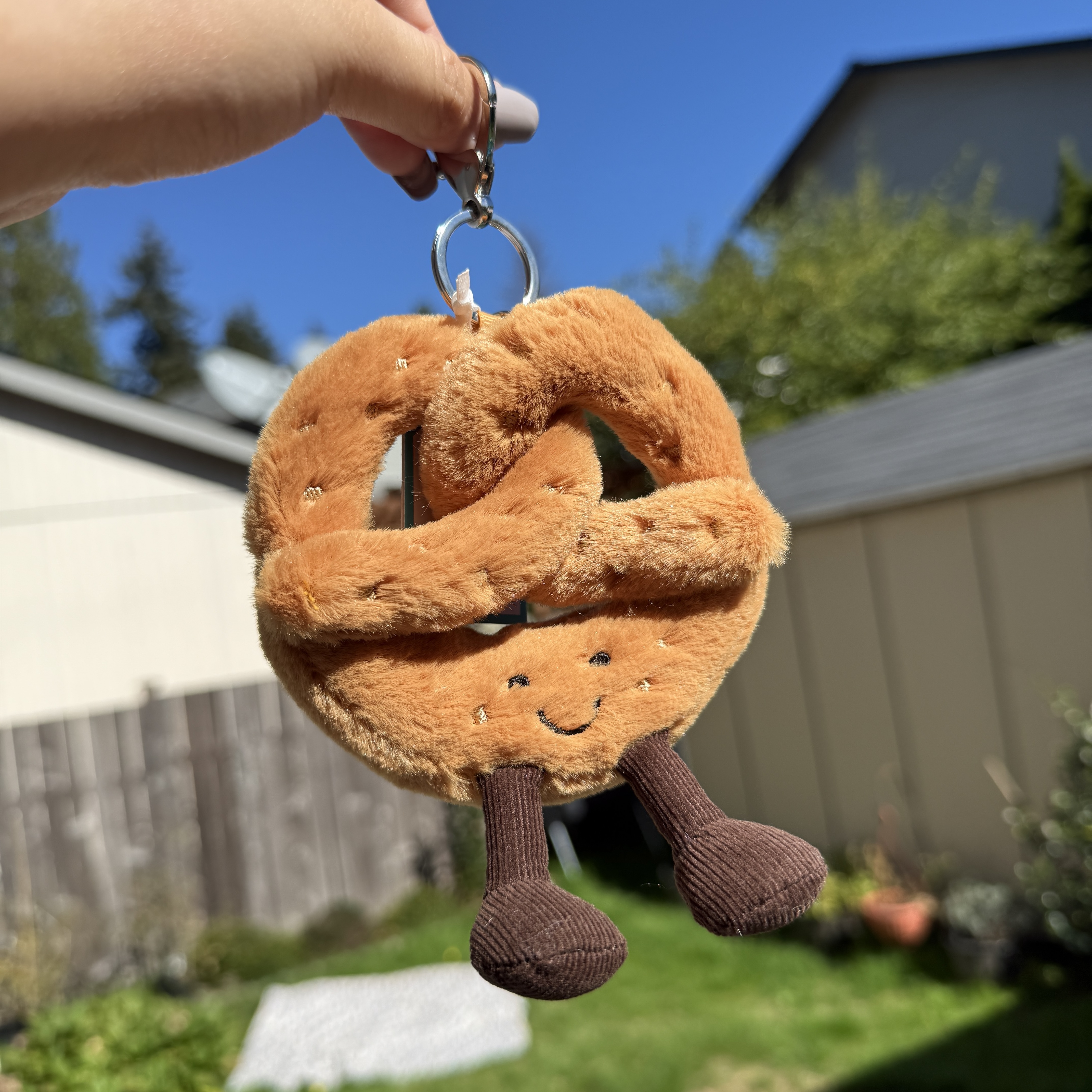 [香港現貨]  New York 限定 Jellycat Pretzel Bag Charm